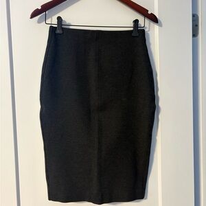 RW&CO. Charcoal Grey Pencil Skirt